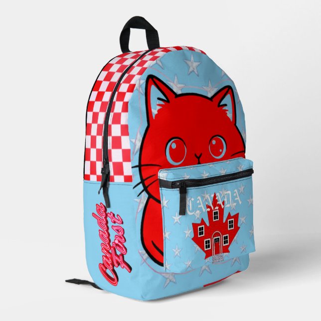 SAC À DOS IMPRIMÉ CANADAFIRST (Coin arrière gauche)