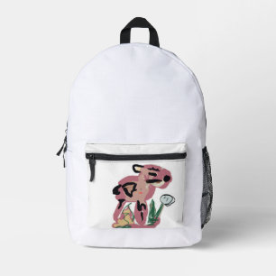 Sac À Dos Imprimé Capybara Sucré