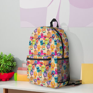 Sac À Dos Imprimé Caractères de rue Sésame Motif coloré