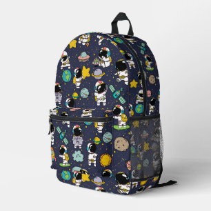 Sac À Dos Imprimé Caricature spatiale astronaute