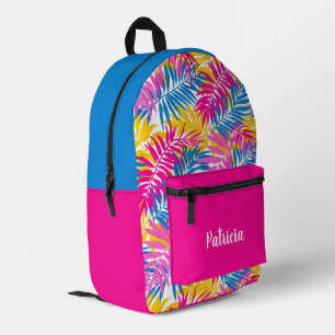 Sac À Dos Imprimé Carrelage mignon Feuilles tropicales motifs ados