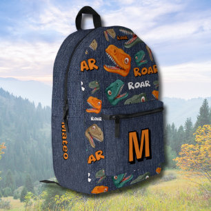 Sac À Dos Imprimé Cartable dinosaure pour garçons avec impression de