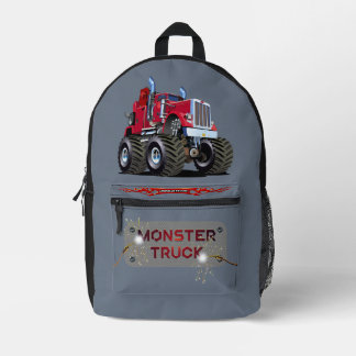 Sac À Dos Imprimé Cartoon Monster tow truck