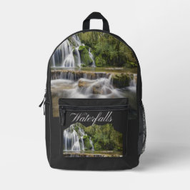 Sac À Dos Imprimé Cascades de Montagne Aventureuses