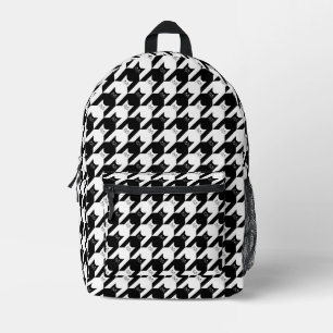 Sac À Dos Imprimé Catstooth Motif noir et blanc Houndstooth