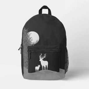 Sac À Dos Imprimé Cerf sur Lit Hill