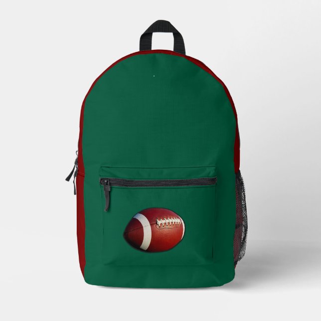 Sac À Dos Imprimé C'est la saison du football (Recto)