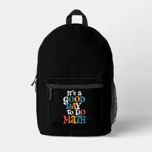 Sac À Dos Imprimé C'est une bonne journée pour faire des maths Prof 