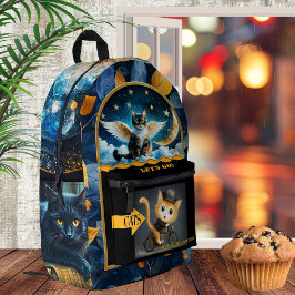 Sac À Dos Imprimé Chat spirituel drôle Whimsical