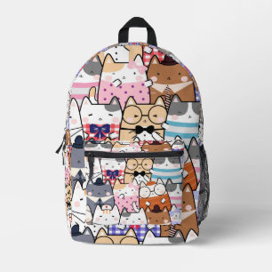 Sac À Dos Imprimé Chats mignons