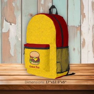 Sac À Dos Imprimé Cheeseburger