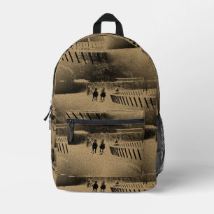 Sac À Dos Imprimé Cheval Racing Muddy Track Grunge