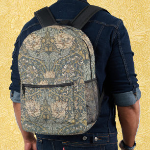 Sac À Dos Imprimé Chèvrefeuille par William Morris, Art floral vinta