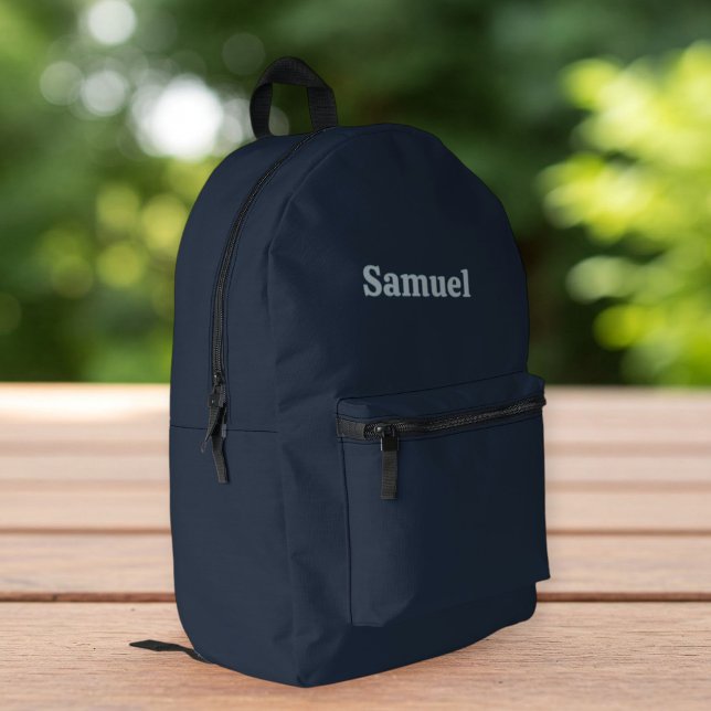 Sac À Dos Imprimé Chic Blue Backpack for Work (Créateur téléchargé)
