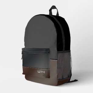 Sac À Dos Imprimé Chic moderne affaires noir
