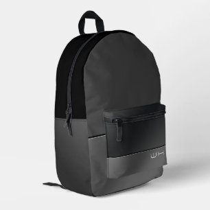 Sac À Dos Imprimé Chic moderne affaires noir gris