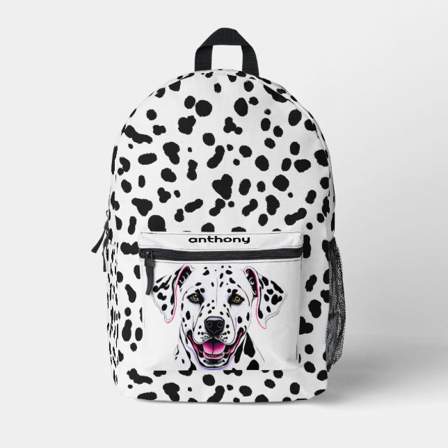 Sac À Dos Imprimé Chien dalmate (Recto)
