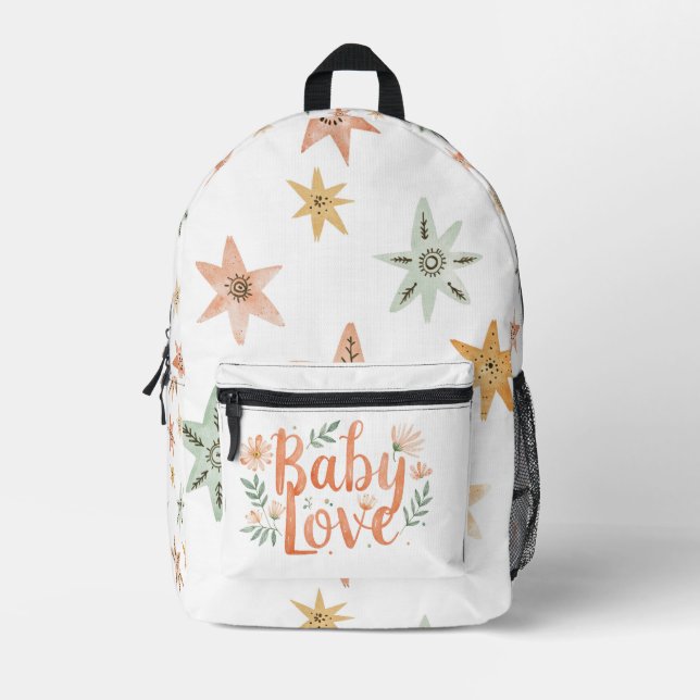 Sac À Dos Imprimé Chou d'amour pour bébé (Recto)