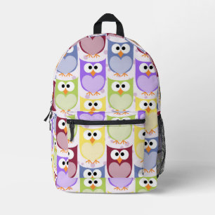Sac À Dos Imprimé Chouettes mignonnes, Chouette Motif, Chouettes pou