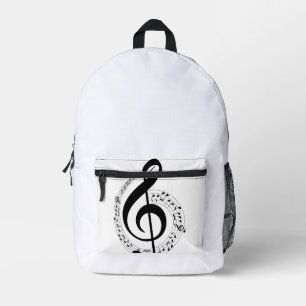 Sac À Dos Imprimé Citation musicale