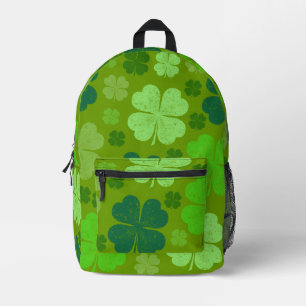 Sac À Dos Imprimé Clovers verts, Lucky Clovers, Saint Patrick's Day