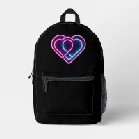Coeur rose néon/bleu Tasse de la Saint-Valentin