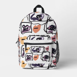 Sac À Dos Imprimé cœurs de Dogue Allemand
