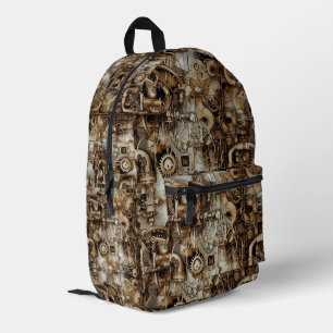 Sac À Dos Imprimé Cogroues rétro Steampunk