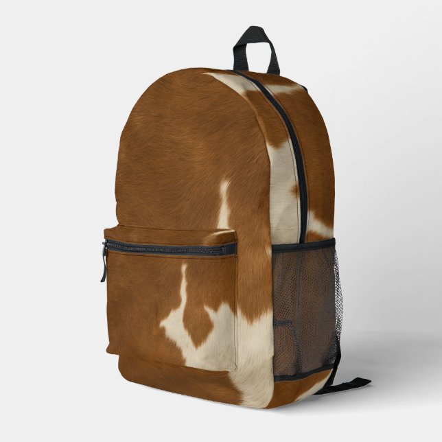 Sac À Dos Imprimé Collection moderne Vache Faux Cuir Élégante (Coin arrière droit)