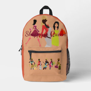 Sac À Dos Imprimé Collection Shopping Queen : Dames