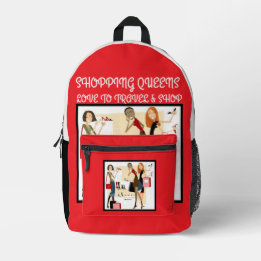 Sac À Dos Imprimé Collection Shopping Queen - Dames