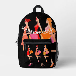 Sac À Dos Imprimé Collection Shopping Queen : Dames