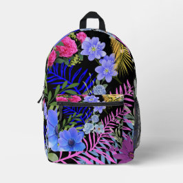 Sac À Dos Imprimé Coloré Rétro Folin Floral Folid