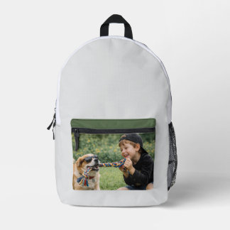 Sac À Dos Imprimé Conception d'aventure photo de chien modifiable