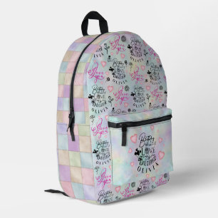 Sac À Dos Imprimé Conception de fête d'anniversaire de fille Couleur