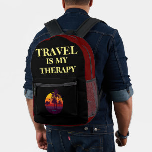 Sac À Dos Imprimé Conception de la thérapie de VOYAGE