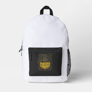 Sac À Dos Imprimé Conception de vecteur de chapeau de sorcière de ci