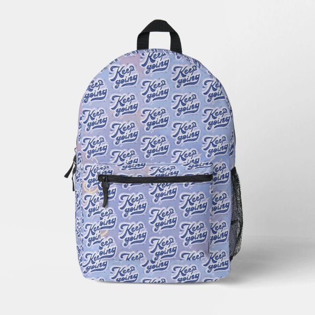 Sac À Dos Imprimé Continuez (Recto)