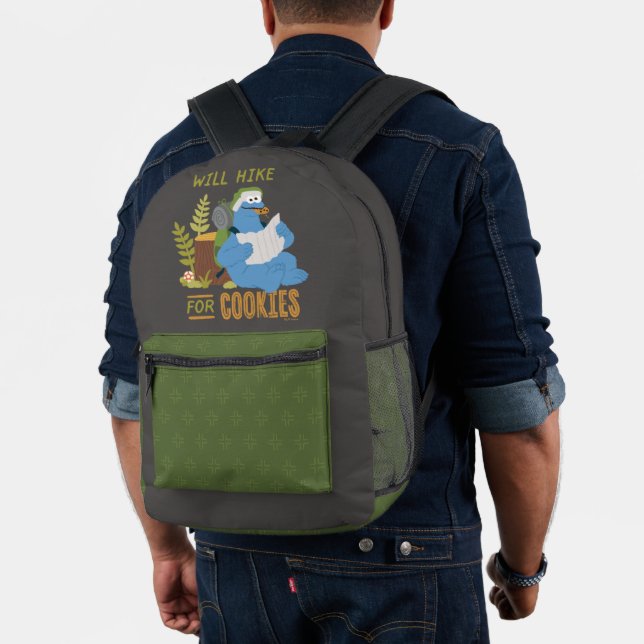 Sac À Dos Imprimé Cookie Monster | Randonnée Pour Les Cookies (Insitu (Modèle))