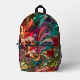 Sac À Dos Imprimé Couleur Abstraite
