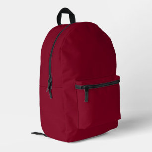Sac À Dos Imprimé Couleur solide bordeaux