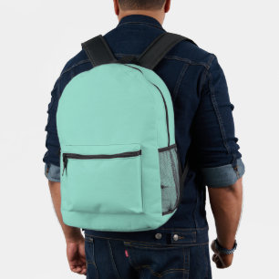 Sac À Dos Imprimé Couleur solide Plage Verre uni aqua vert menthe