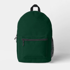 Sac À Dos Imprimé Couleur solide vert foncé