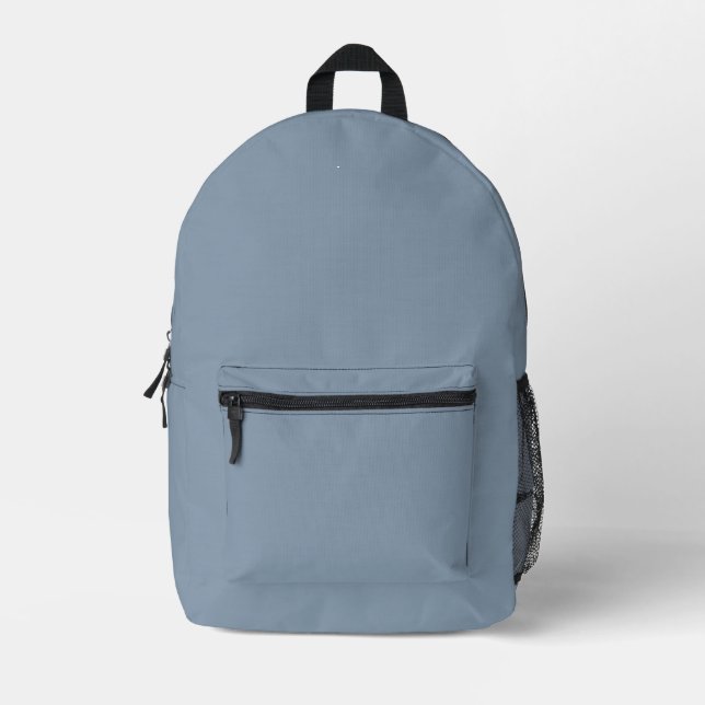 Sac À Dos Imprimé Couleur uni bleu foncé (Recto)