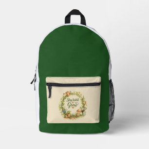 Sac À Dos Imprimé Couronne florale aquarelle botanique Inspirante 