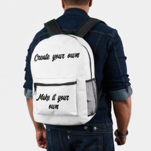 Sac À Dos Imprimé Créez votre propre
