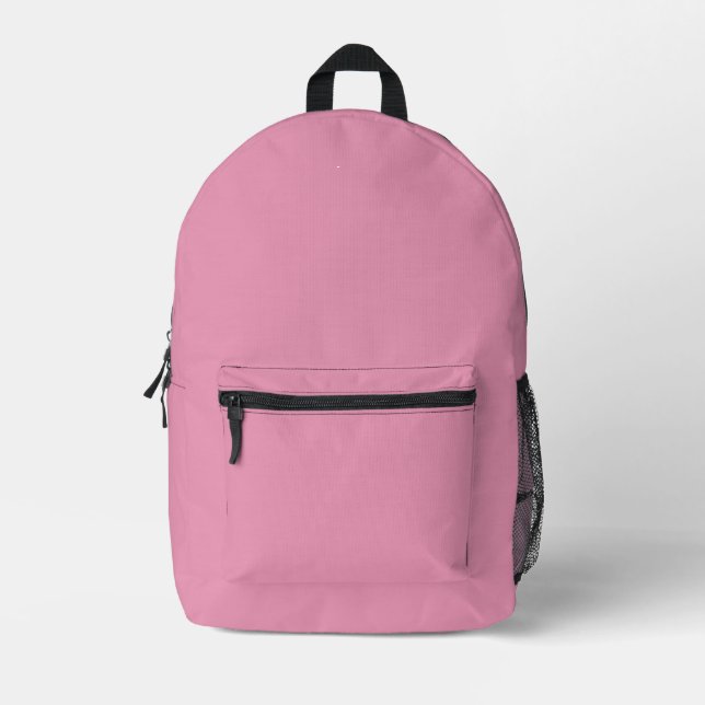 Sac À Dos Imprimé Créez votre propre rose pâle (Recto)