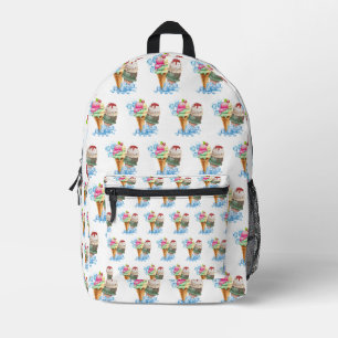 Sac À Dos Imprimé crème glglace