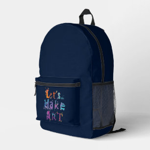 Sac À Dos Imprimé Créons un professeur d'art