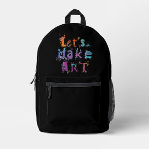Sac À Dos Imprimé Créons un professeur d'art